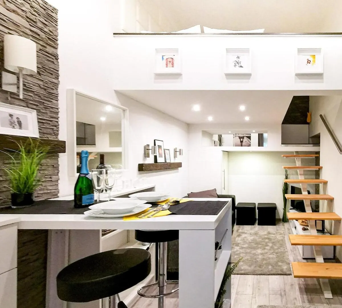 Apartament Modern Studio At The Castle Budapeszt